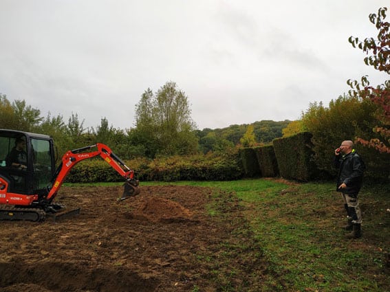 Chantier d'apprentis en BPA Travaux d'aménagements paysagers en 1 an