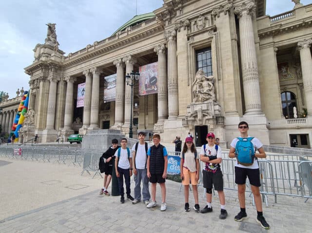 Les collégiens à Paris pour un parcours artistique et découverte du patrimoine