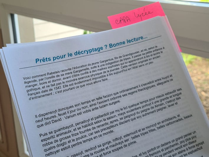 Semaine de la langue française et de la francophonie au CHEP
