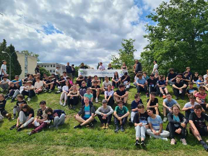 Course solidaire des lycéens au profit de la Fondation Action contre la faim