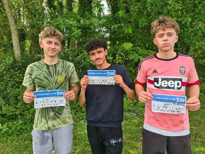 Course solidaire des lycéens au profit de la Fondation Action contre la faim