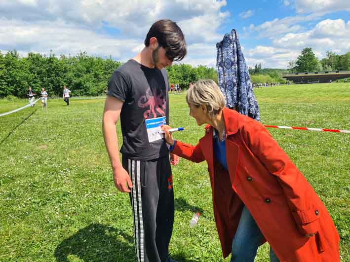 Course solidaire des lycéens au profit de la Fondation Action contre la faim