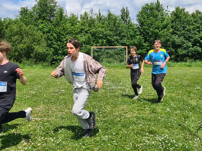 Course solidaire des lycéens au profit de la Fondation Action contre la faim