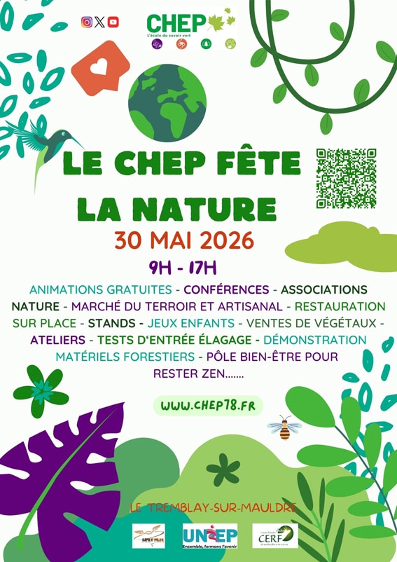 Le CHEP fête la Nature, samedi 30 mai 2026, 9H-17H