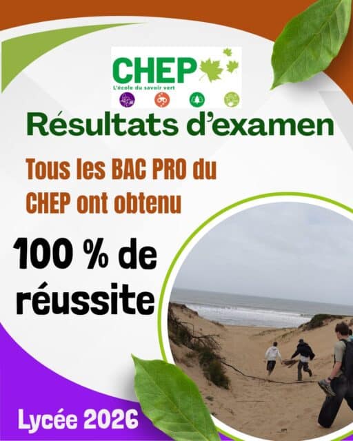 Résultats aux examens 2026 : 100% en Bac pro