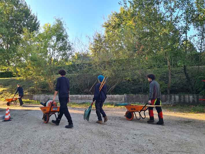 nettoyage et entretien des espaces verts du campus