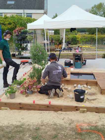 Le CHEP participe au concours Worldskills Jardinier paysagiste